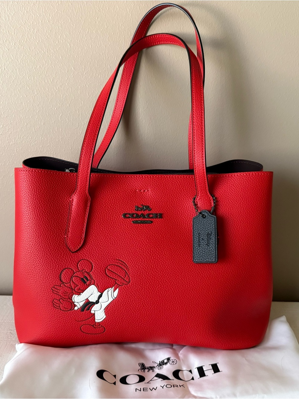 Coach Japan Exclusive Mickey Mouse Karate Tote
